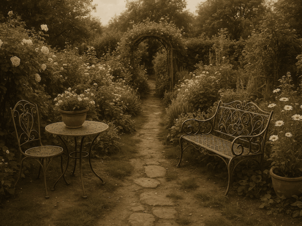 jardin vintage