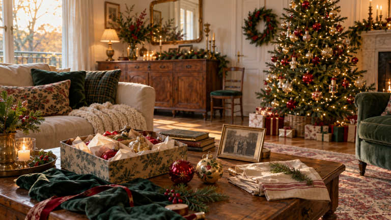 Un Noël à l’esprit vintage : décorer sa maison et créer des souvenirs