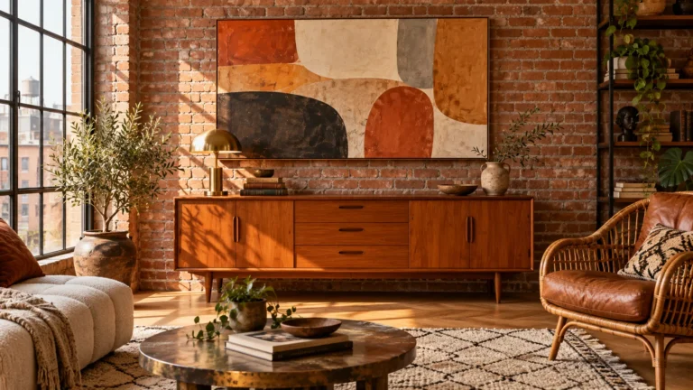 Tableau moderne et déco vintage : le guide pour l’associer à vos meubles chinés