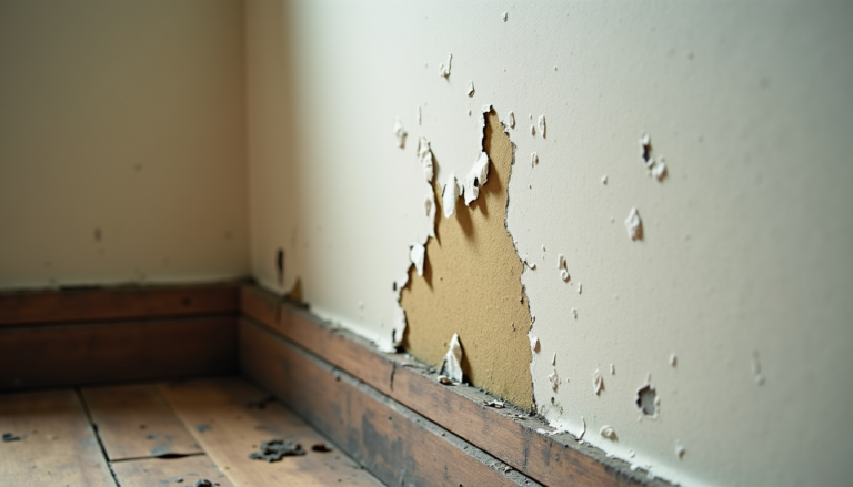 Comment une infiltration d’eau peut-elle fragiliser certaines parties d’une maison ?